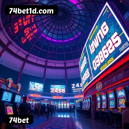 Fluxo de download do app 74bet — referência visual